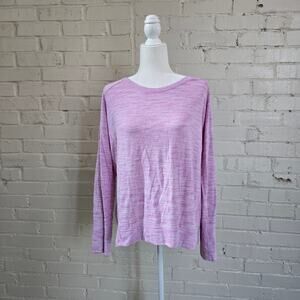 ​Champion Elite Lavender Space Dye ┃Pullover Top┃ Soft Stretch Raglan┃ Size XL